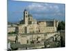 View from the North of the Old Centre of Urbino with the Cathedral Left and Palazzo Ducale Right-Richard Ashworth-Mounted Photographic Print
