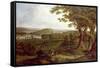 View from the North West of Castle Howard, Yorkshire, 1800-Hendrik Frans De Cort-Framed Stretched Canvas
