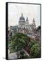 View from the Old Bailey Towards St Paul's Cathedral, London, C1930S-WS Campbell-Framed Stretched Canvas