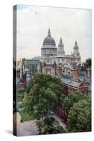 View from the Old Bailey Towards St Paul's Cathedral, London, C1930S-WS Campbell-Stretched Canvas