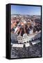 View from the Old Town Hall over the Old Town Square-Markus Lange-Framed Stretched Canvas