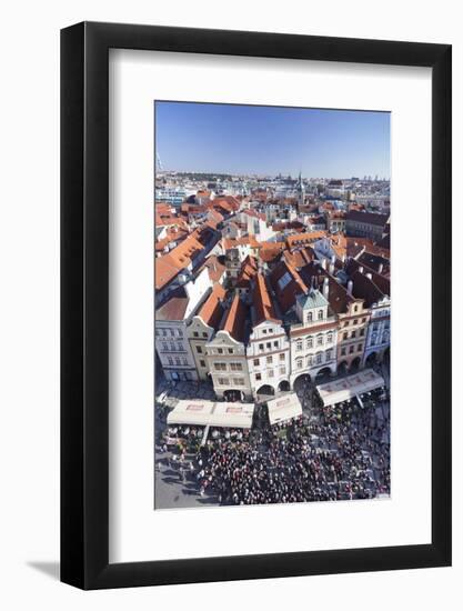 View from the Old Town Hall over the Old Town Square-Markus Lange-Framed Photographic Print