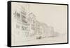 View from the Palazzo Bembo to the Palazzo Grimani-John Ruskin-Framed Stretched Canvas