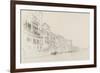 View from the Palazzo Bembo to the Palazzo Grimani-John Ruskin-Framed Giclee Print