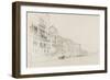 View from the Palazzo Bembo to the Palazzo Grimani-John Ruskin-Framed Giclee Print