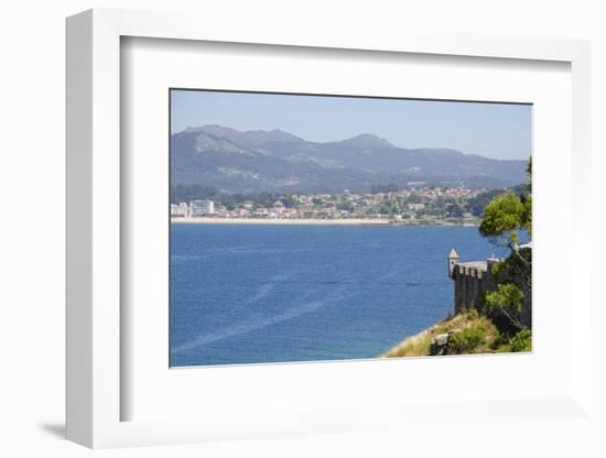 View from the Parador de Baiona, Baiona, Pontevedra, Galicia, Spain, Europe-Michael Snell-Framed Photographic Print