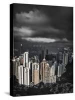 View from the Peak, Hong Kong, China-Julie Eggers-Stretched Canvas