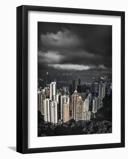 View from the Peak, Hong Kong, China-Julie Eggers-Framed Photographic Print