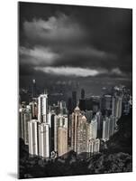 View from the Peak, Hong Kong, China-Julie Eggers-Mounted Photographic Print