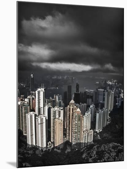 View from the Peak, Hong Kong, China-Julie Eggers-Mounted Photographic Print