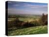 View from the Pegston Hills, of Hertfordshire and Bedfordshire, UK-David Hughes-Stretched Canvas