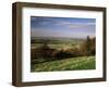 View from the Pegston Hills, of Hertfordshire and Bedfordshire, UK-David Hughes-Framed Photographic Print