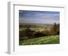 View from the Pegston Hills, of Hertfordshire and Bedfordshire, UK-David Hughes-Framed Photographic Print