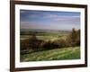 View from the Pegston Hills, of Hertfordshire and Bedfordshire, UK-David Hughes-Framed Photographic Print