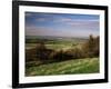 View from the Pegston Hills, of Hertfordshire and Bedfordshire, UK-David Hughes-Framed Photographic Print