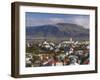 View from the Perlan of Colourful Houses, Reykjavik, Iceland-Gavin Hellier-Framed Photographic Print