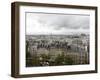 View from the Pompidou Centre on a Rainy Day, Paris, France, Europe-Godong-Framed Photographic Print