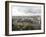 View from the Pompidou Centre on a Rainy Day, Paris, France, Europe-Godong-Framed Photographic Print