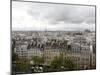 View from the Pompidou Centre on a Rainy Day, Paris, France, Europe-Godong-Mounted Photographic Print