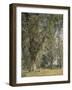 View from the Prater in Vienna (With Tree at Left)-Ferdinand Georg Waldmüller-Framed Giclee Print