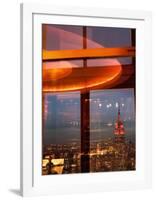 View From The Rainbow Room, New York City-Jon Arnold-Framed Art Print