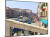 View From the Rialto Bridge, Grand Canal, Venice, UNESCO World Heritage Site, Veneto, Italy, Europe-Amanda Hall-Mounted Photographic Print