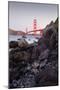 View From The Rocks II, Golden Gate Bridge, San Francisco-Vincent James-Mounted Photographic Print