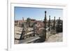 View from the roof of the Cathedral of Santiago de Compostela, UNESCO World Heritage Site, Santiago-Michael Snell-Framed Photographic Print