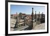 View from the roof of the Cathedral of Santiago de Compostela, UNESCO World Heritage Site, Santiago-Michael Snell-Framed Photographic Print