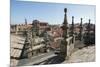 View from the roof of the Cathedral of Santiago de Compostela, UNESCO World Heritage Site, Santiago-Michael Snell-Mounted Photographic Print