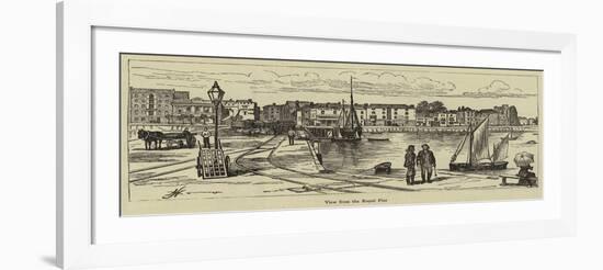 View from the Royal Pier-null-Framed Giclee Print