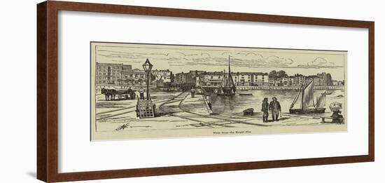 View from the Royal Pier-null-Framed Giclee Print