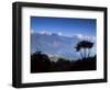 View from the San Pedro Volcano of San Pedro and Lago Atitlan (Lake Atitlan), Guatemala-Aaron McCoy-Framed Photographic Print