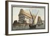 View from the Sea of the Promontory-Pietro Fabris-Framed Giclee Print