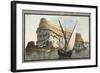 View from the Sea of the Promontory-Pietro Fabris-Framed Giclee Print