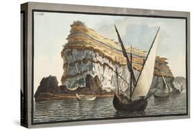 View from the Sea of the Promontory-Pietro Fabris-Stretched Canvas