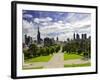 View from the Shrine of Remembrance, Melbourne, Victoria, Australia-David Wall-Framed Photographic Print