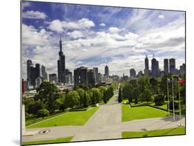 View from the Shrine of Remembrance, Melbourne, Victoria, Australia-David Wall-Mounted Photographic Print