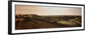 View from the side of Richmond Hill towards the Earl of Rochesters New Park-Leonard Knyff-Framed Giclee Print