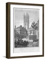 View from the South of Church of St Michael, Cornhill, City of London, 1816-Thomas Higham-Framed Giclee Print