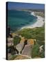 View From the Spanish Tower, Tharros, Sardinia, Italy-Walter Bibikow-Stretched Canvas