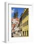 View from the Street 'Burgberg' in the Old Town of Mei§en to the Cathedral-Uwe Steffens-Framed Photographic Print