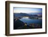 View from the Sugarloaf at Sunset, Rio De Janeiro, Brazil, South America-Michael Runkel-Framed Photographic Print