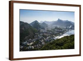 View from the Sugarloaf over Rio De Janeiro, Brazil, South America-Michael Runkel-Framed Photographic Print