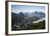 View from the Sugarloaf over Rio De Janeiro, Brazil, South America-Michael Runkel-Framed Photographic Print