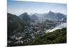 View from the Sugarloaf over Rio De Janeiro, Brazil, South America-Michael Runkel-Mounted Photographic Print