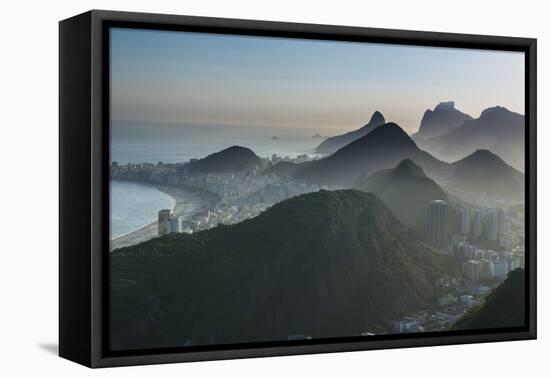 View from the Sugarloaf, Rio De Janeiro, Brazil, South America-Michael Runkel-Framed Stretched Canvas