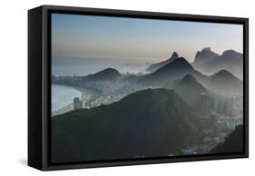 View from the Sugarloaf, Rio De Janeiro, Brazil, South America-Michael Runkel-Framed Stretched Canvas
