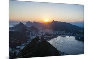 View from the Sugarloaf, Rio De Janeiro, Brazil, South America-Michael Runkel-Mounted Photographic Print