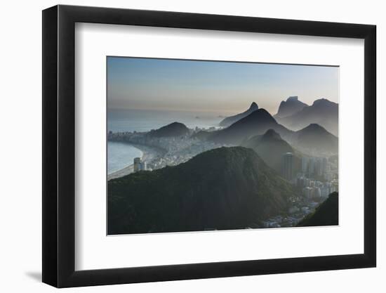 View from the Sugarloaf, Rio De Janeiro, Brazil, South America-Michael Runkel-Framed Premium Photographic Print